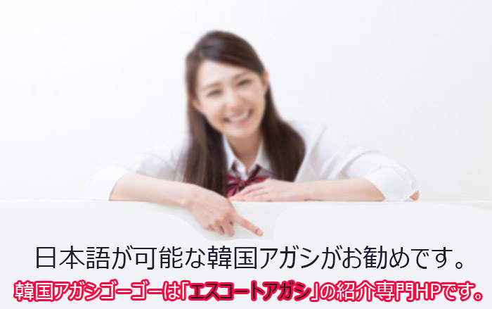 日本語が可能な韓国アガシ